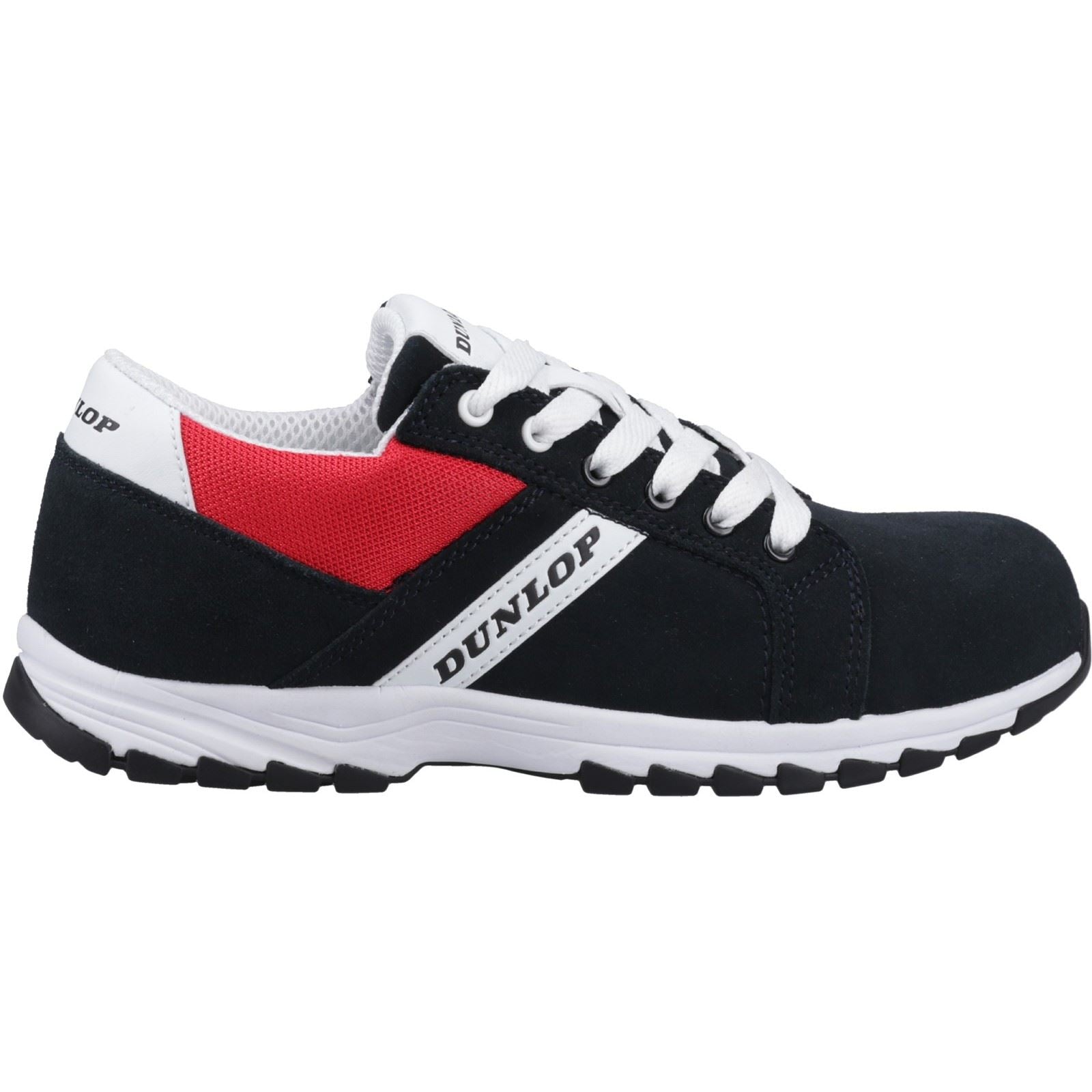 Dunlop Street Response Basket De Sécurité Pour Homme Suede Bleu Marine/Rouge/Blanc