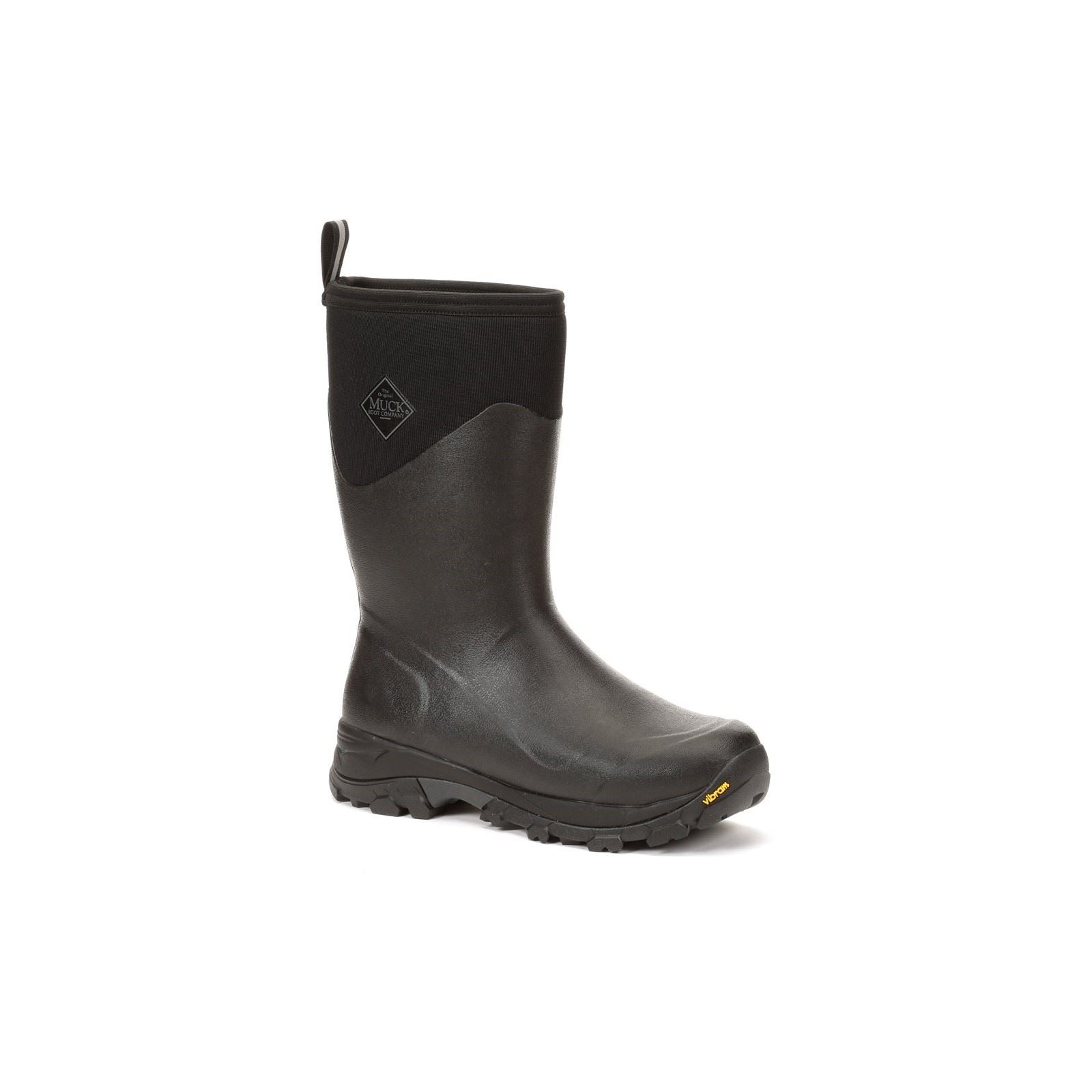 Muck Boots Arctic Ice Mid AGAT Bottes En Caoutchouc Noires Wellington