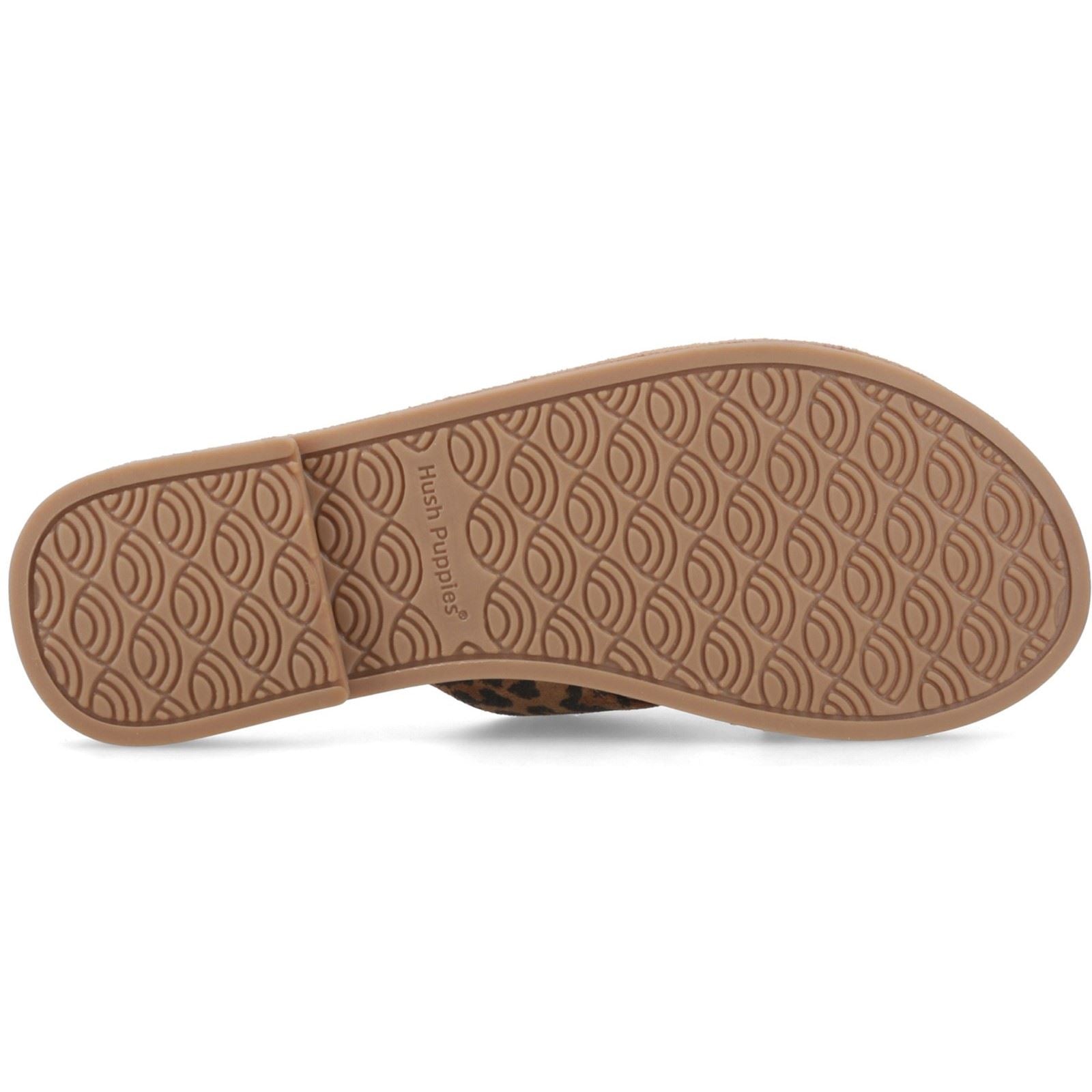 Hush Puppies Azalea Mule Sandales En Cuir Pour Femmes Léopard