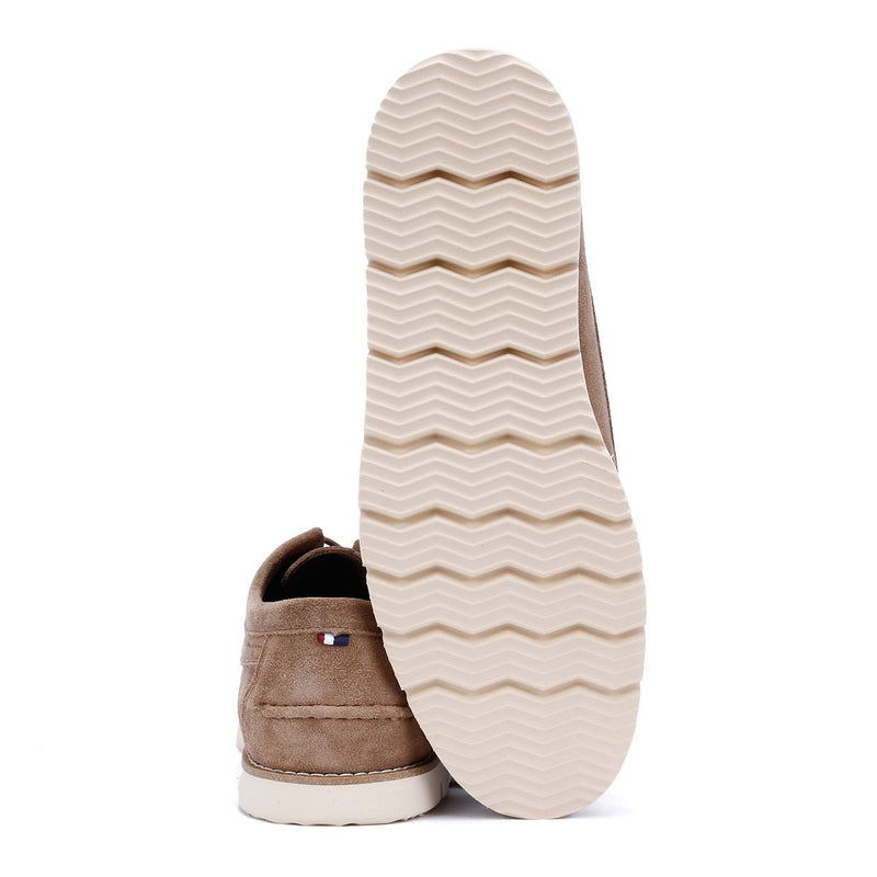 Ben Sherman Soho Chaussures Grises Pour Hommes En Daim À Lacets