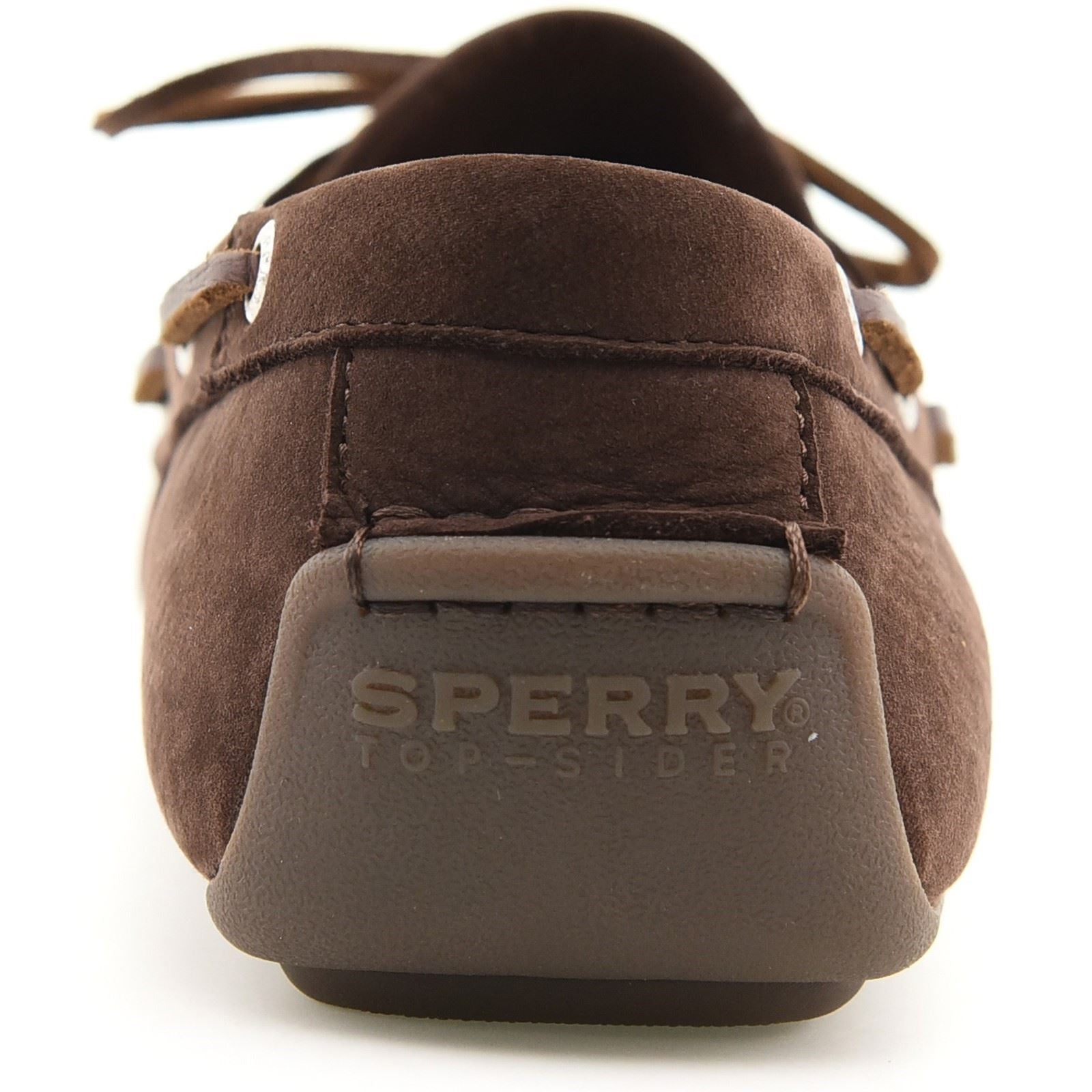 Sperry Orland 2-Eye Driver Chaussures De Bateau En Cuir Marron Pour Homme