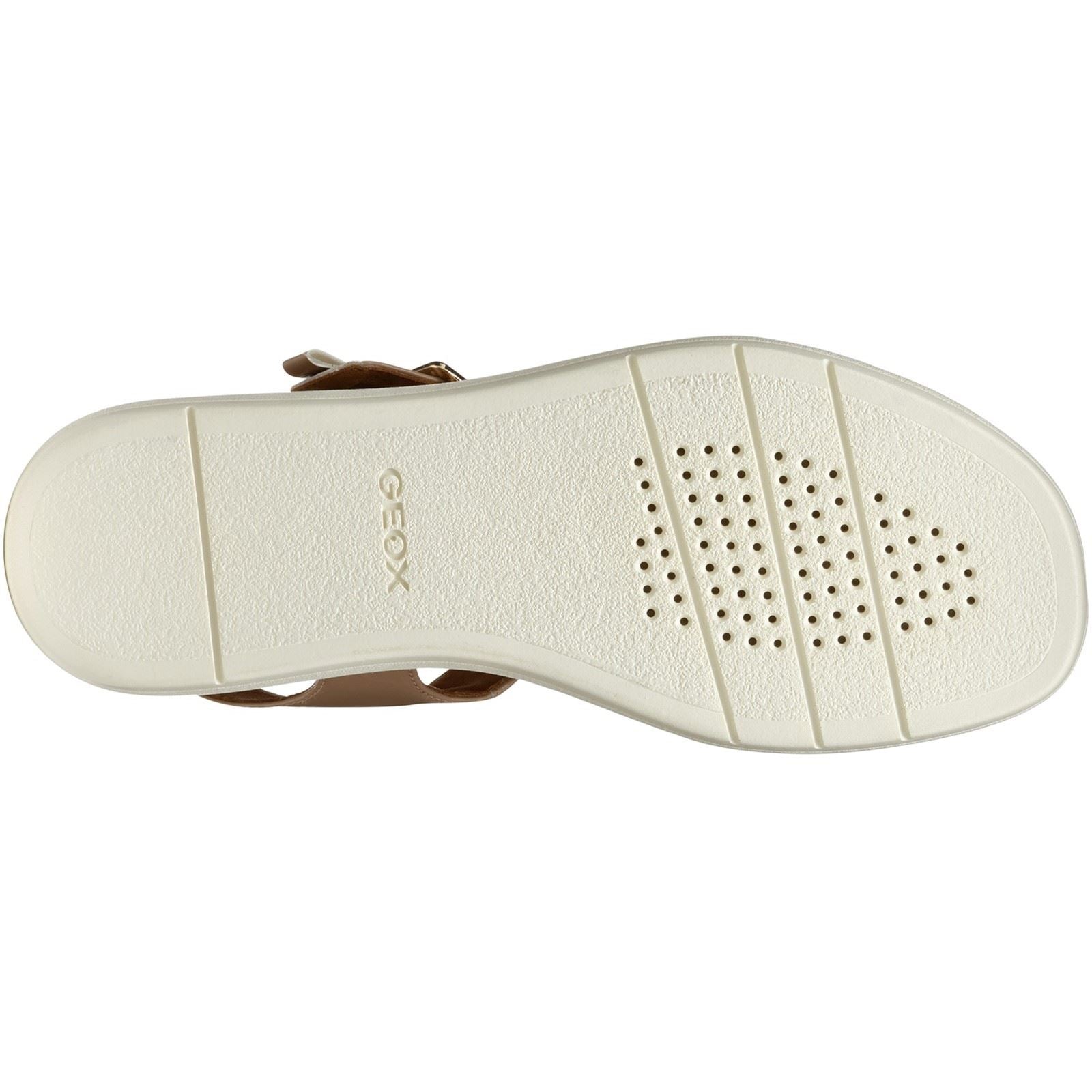 Geox D CAMALEI Sandales En Polyuréthane Synthétique Pour Femme Couleur Caramel