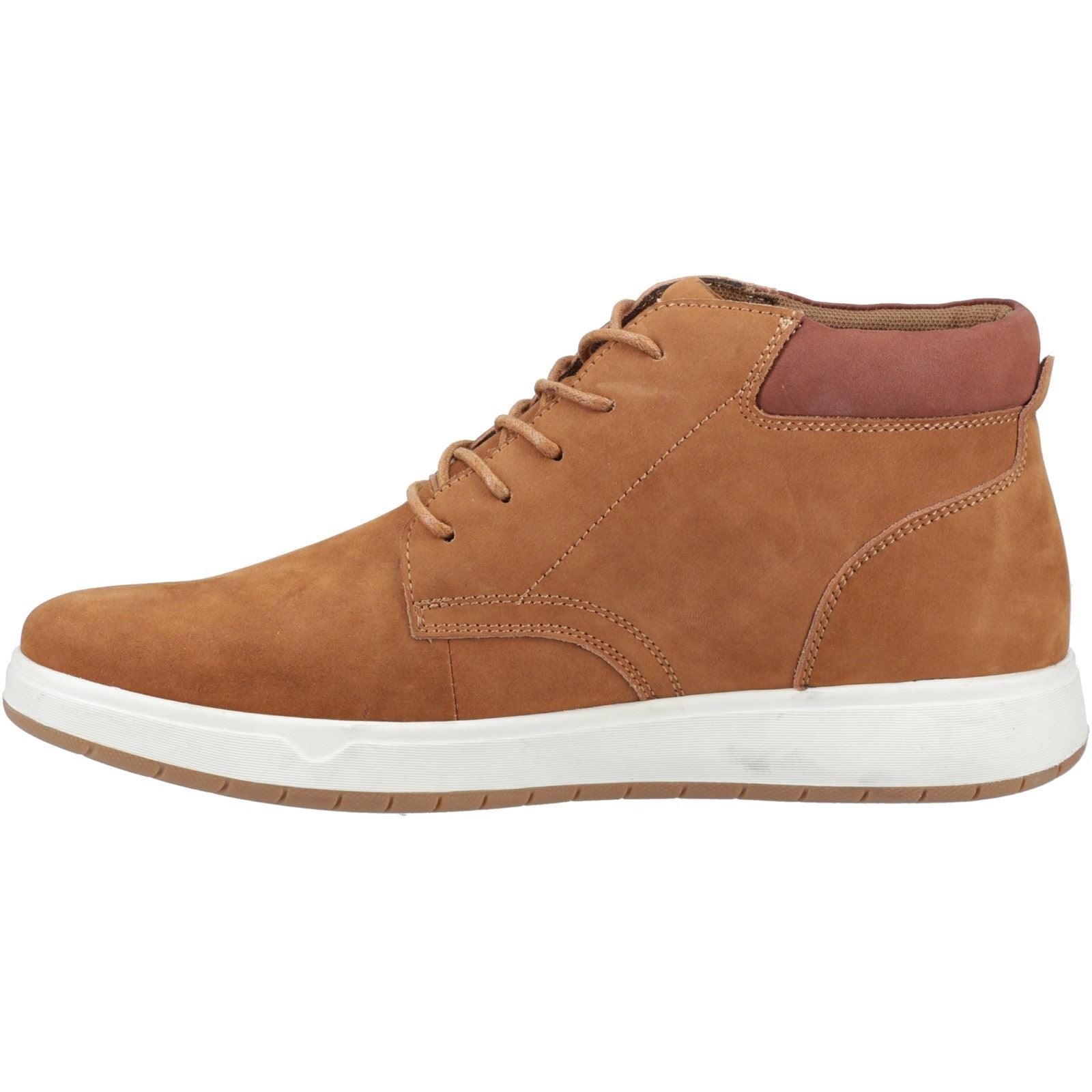 Hush Puppies Bronko Chukka Bottes En Cuir Pour Homme Couleur Tan