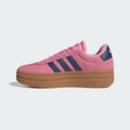 Adidas VL Court Bold Baskets Roses En Cuir Pour Femmes