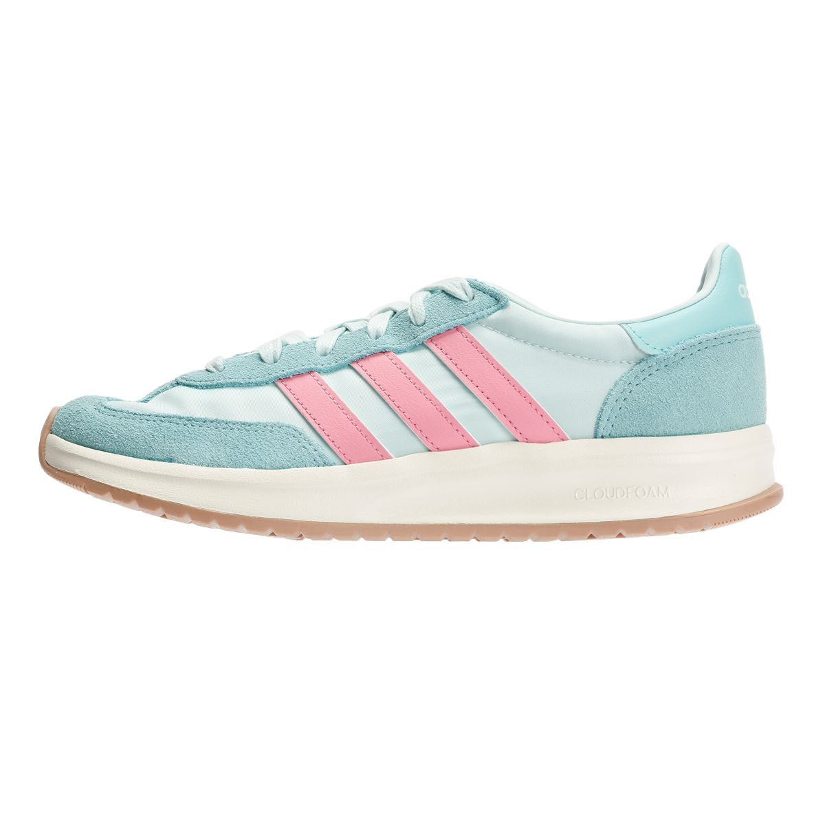 Adidas Run 70s 2.0 Baskets Bleues En Cuir Pour Femmes