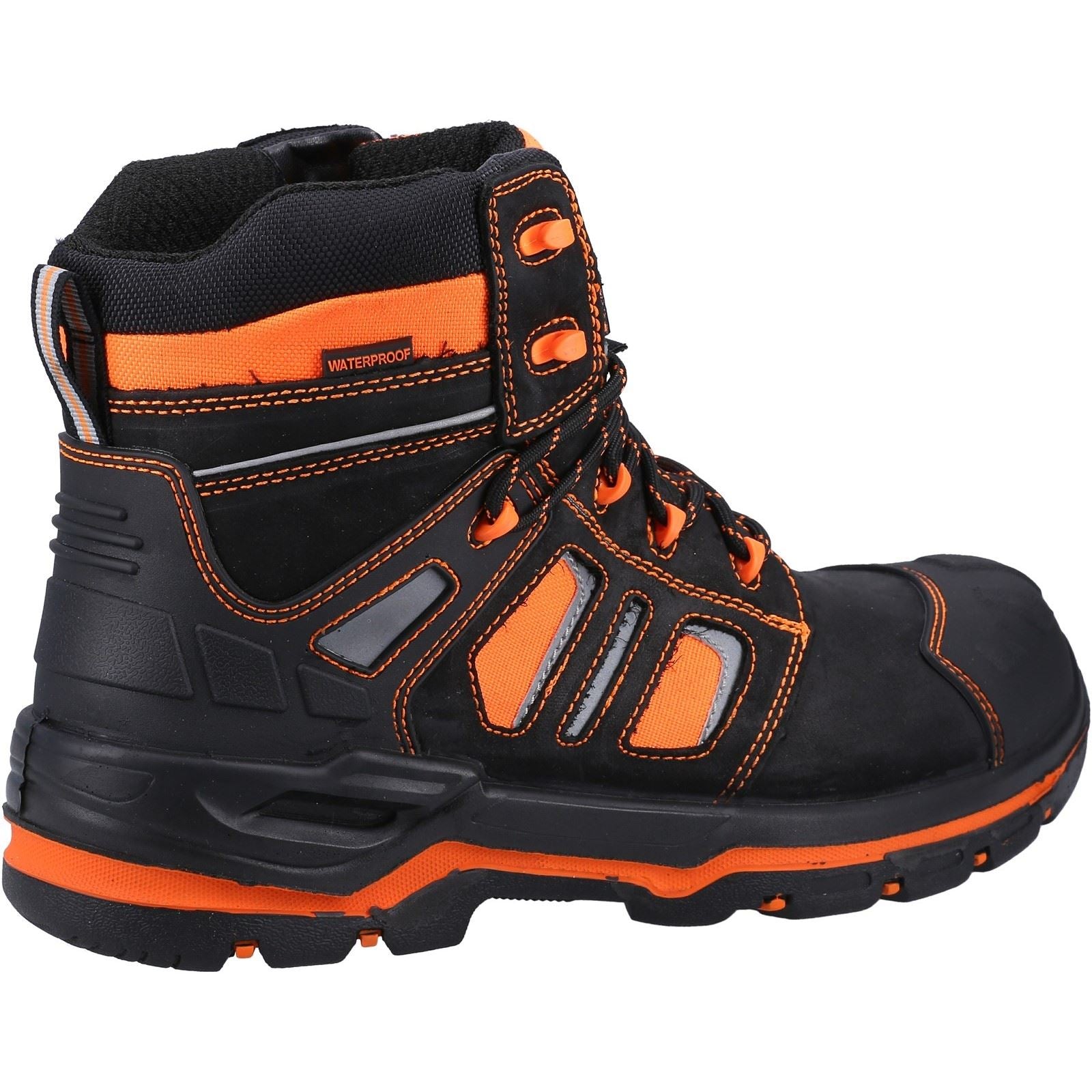 Amblers Safety  Bottes De Sécurité En Cuir Orange Radiant