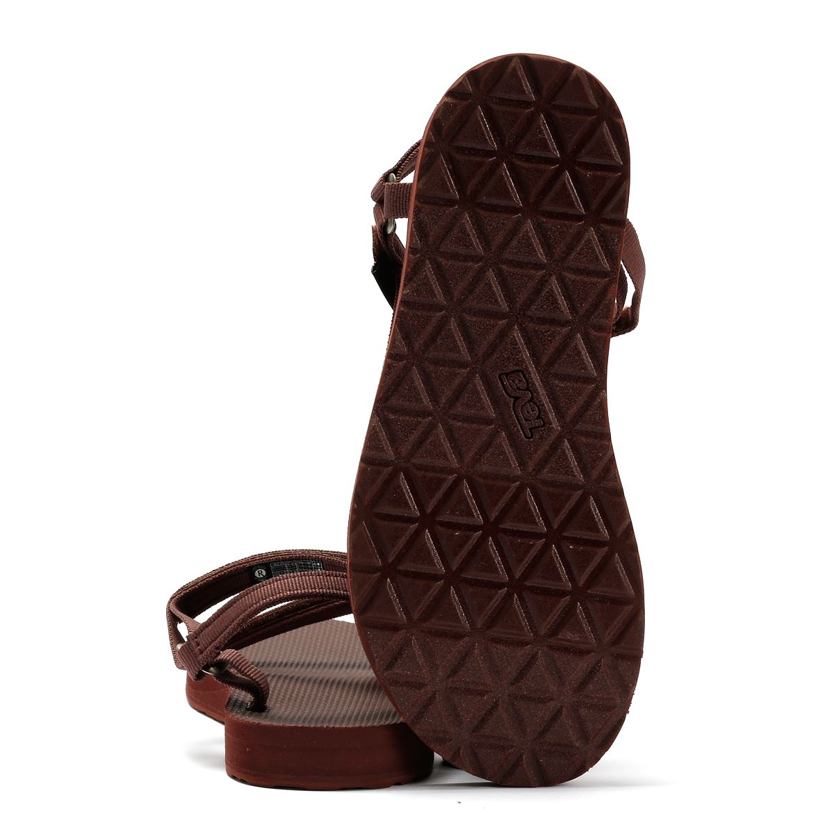 Teva Original Universal Slim Sandales Rouges Pour Femmes