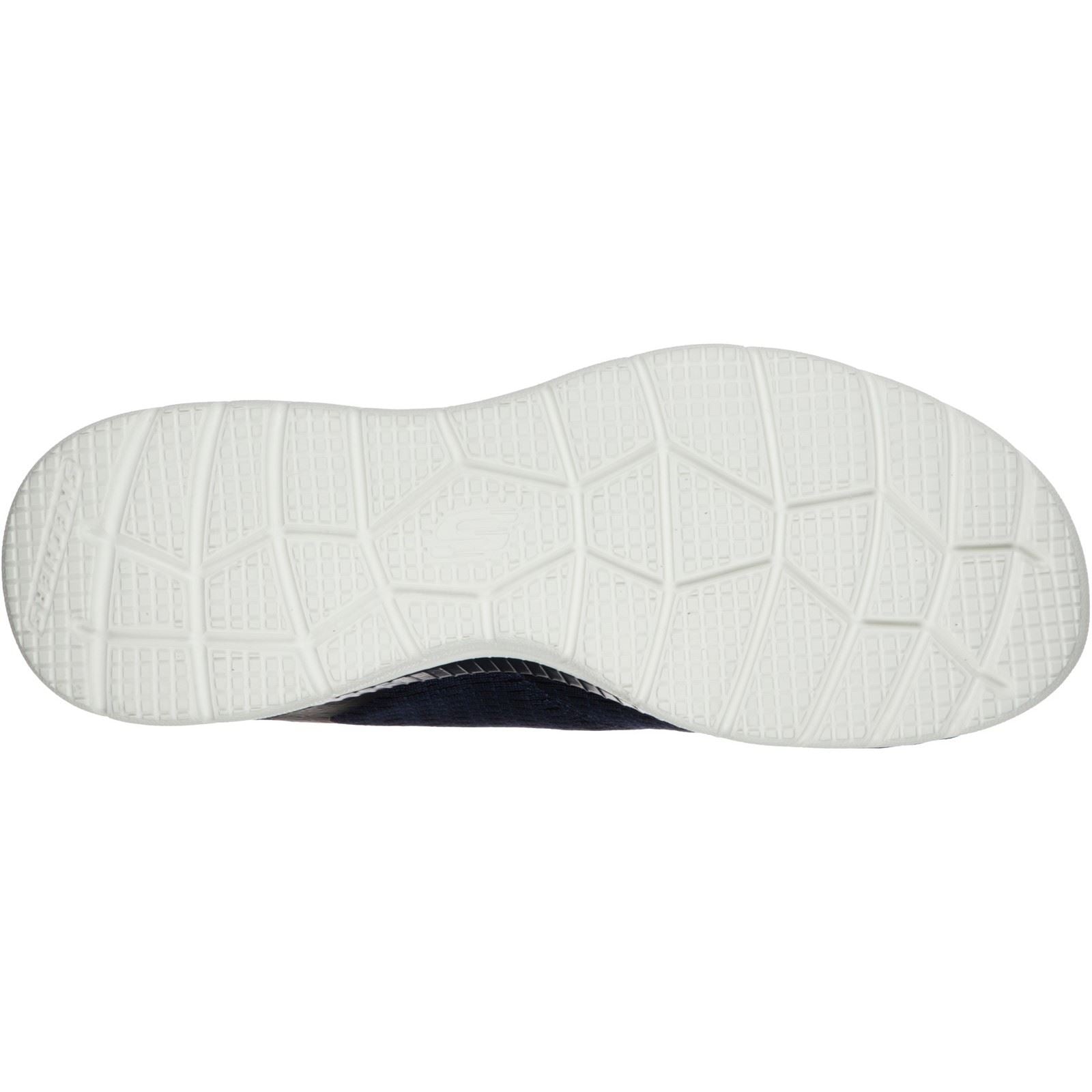 Skechers Bountiful Quick Path Baskets Pour Femmes En Textile Bleu Marine/Rose Vif