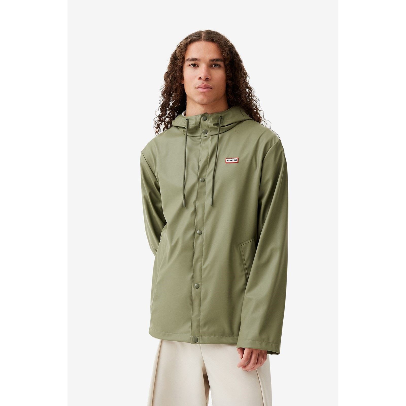 Hunter Izzy Hooded Veste Verte Unisexe Pour Adultes