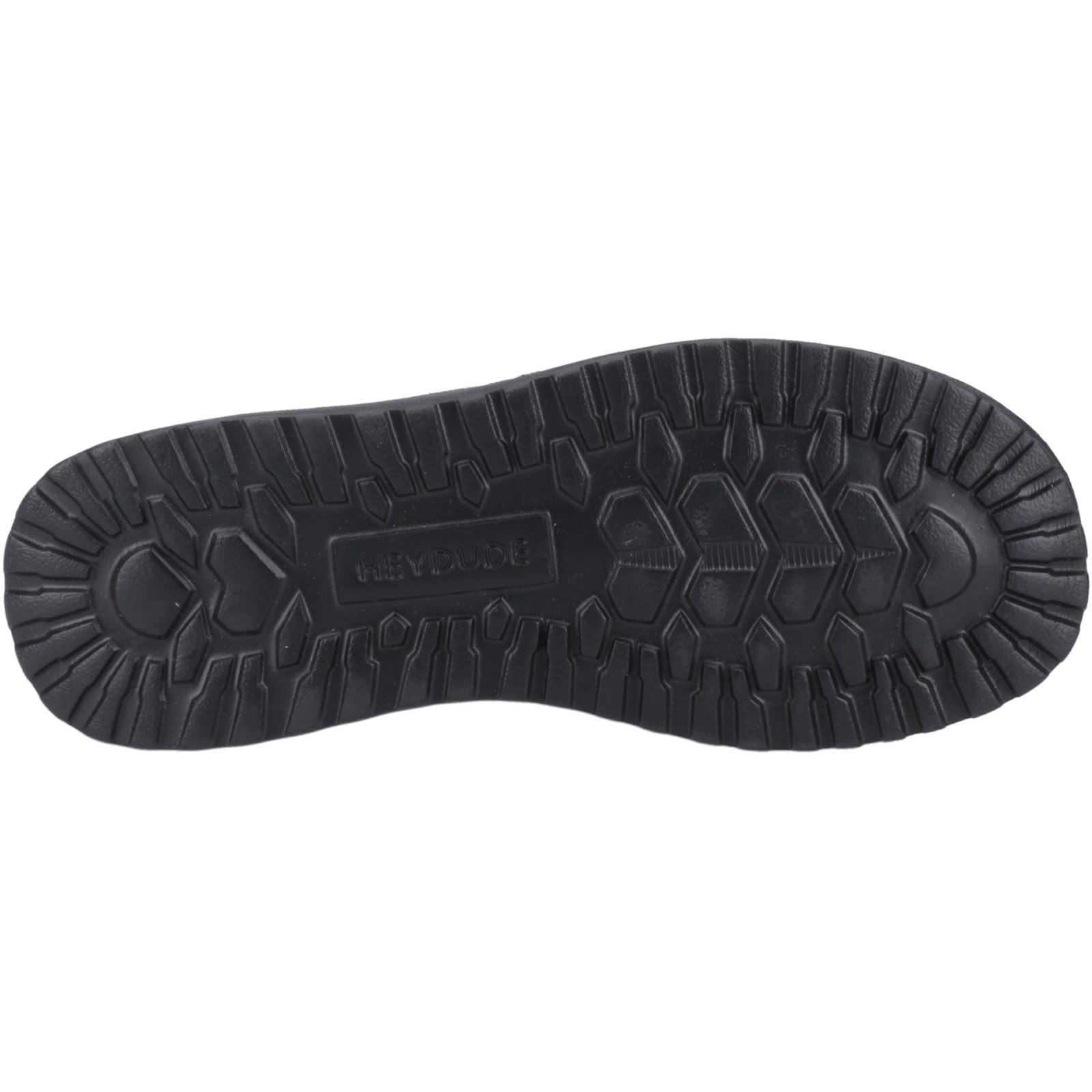 HEYDUDE Denny Bottes Noires En Coton Pour Femmes