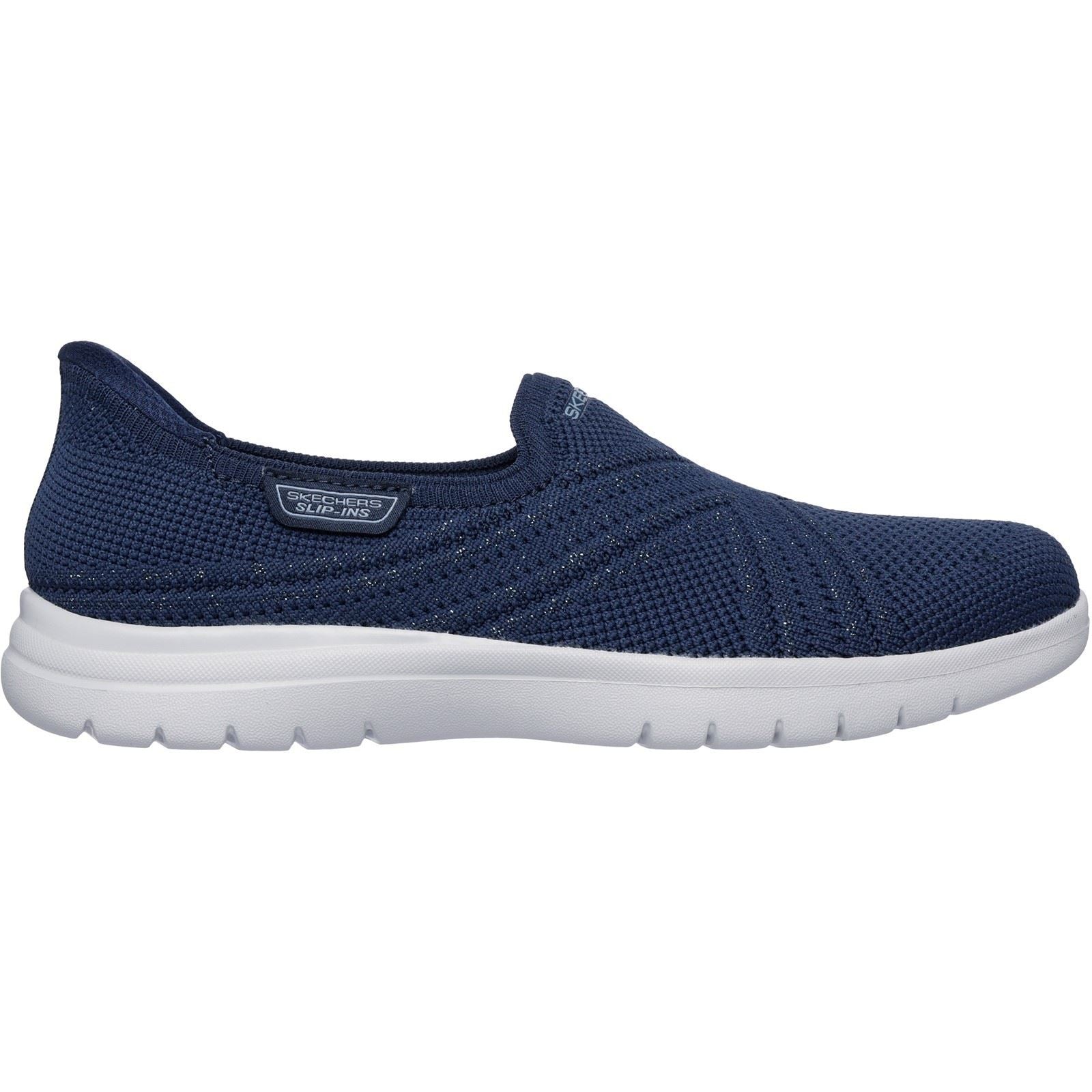Skechers On-the-GO Flex Excellency Sneakers En Toile Pour Femmes De Couleur Marine