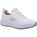 Skechers Workwear Squad SR Baskets De Sécurité Blanches Pour Femmes En Textile