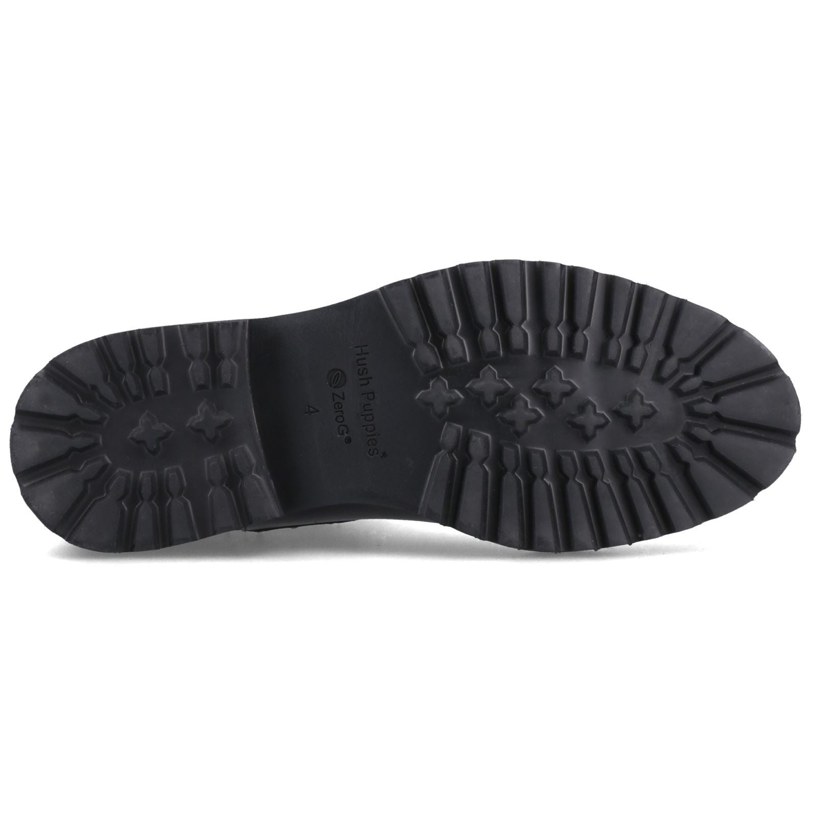 Hush Puppies Gwyneth Bottes Plates Chelsea Noires En Cuir Pour Femmes