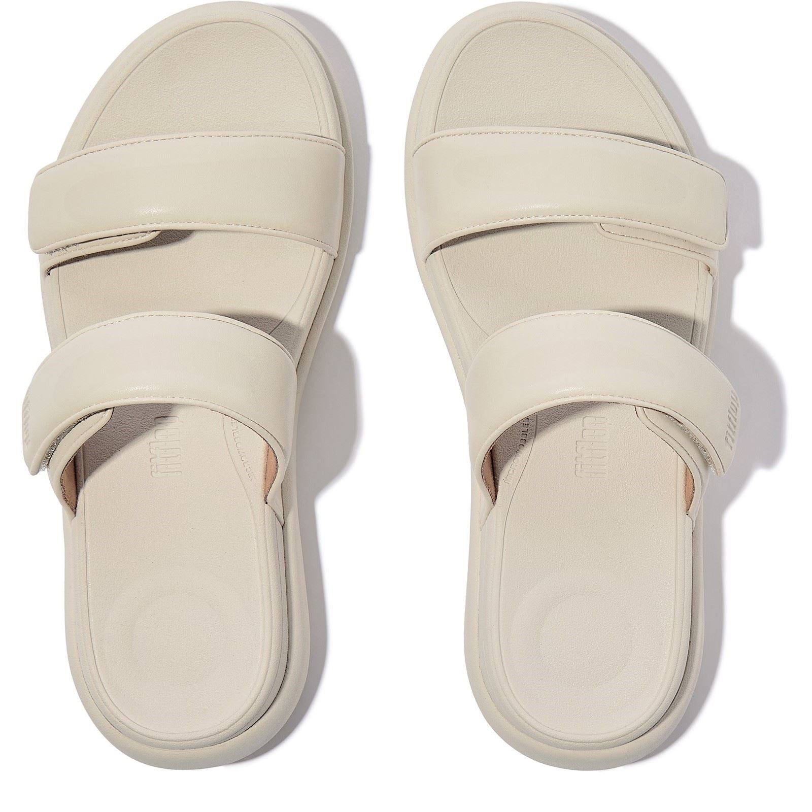 Fitflop F-Mode Go Sandales Beiges Pour Femmes En Polyuréthane Paris
