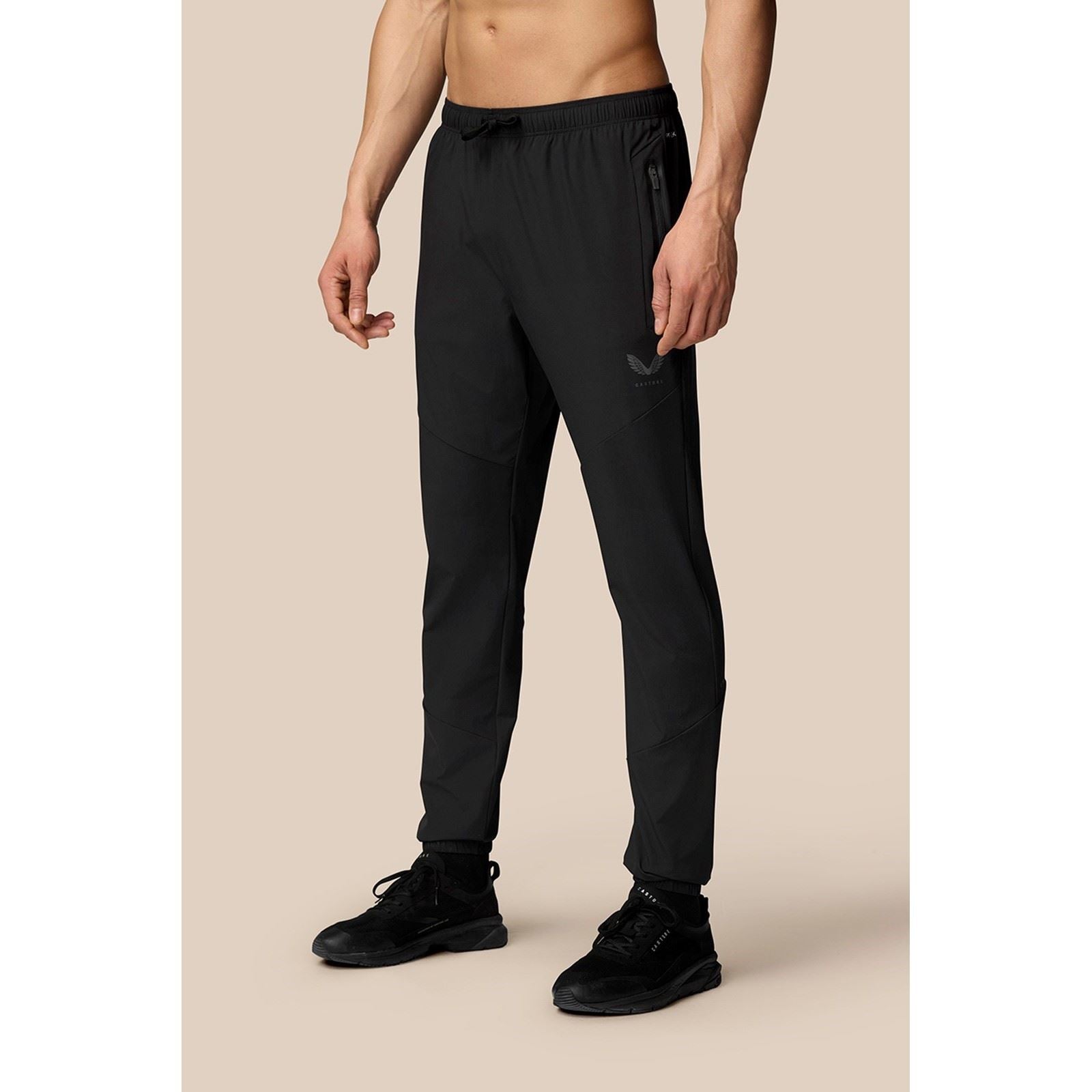 Castore Flex Lightweight Joggers Jogging Noirs Pour Hommes