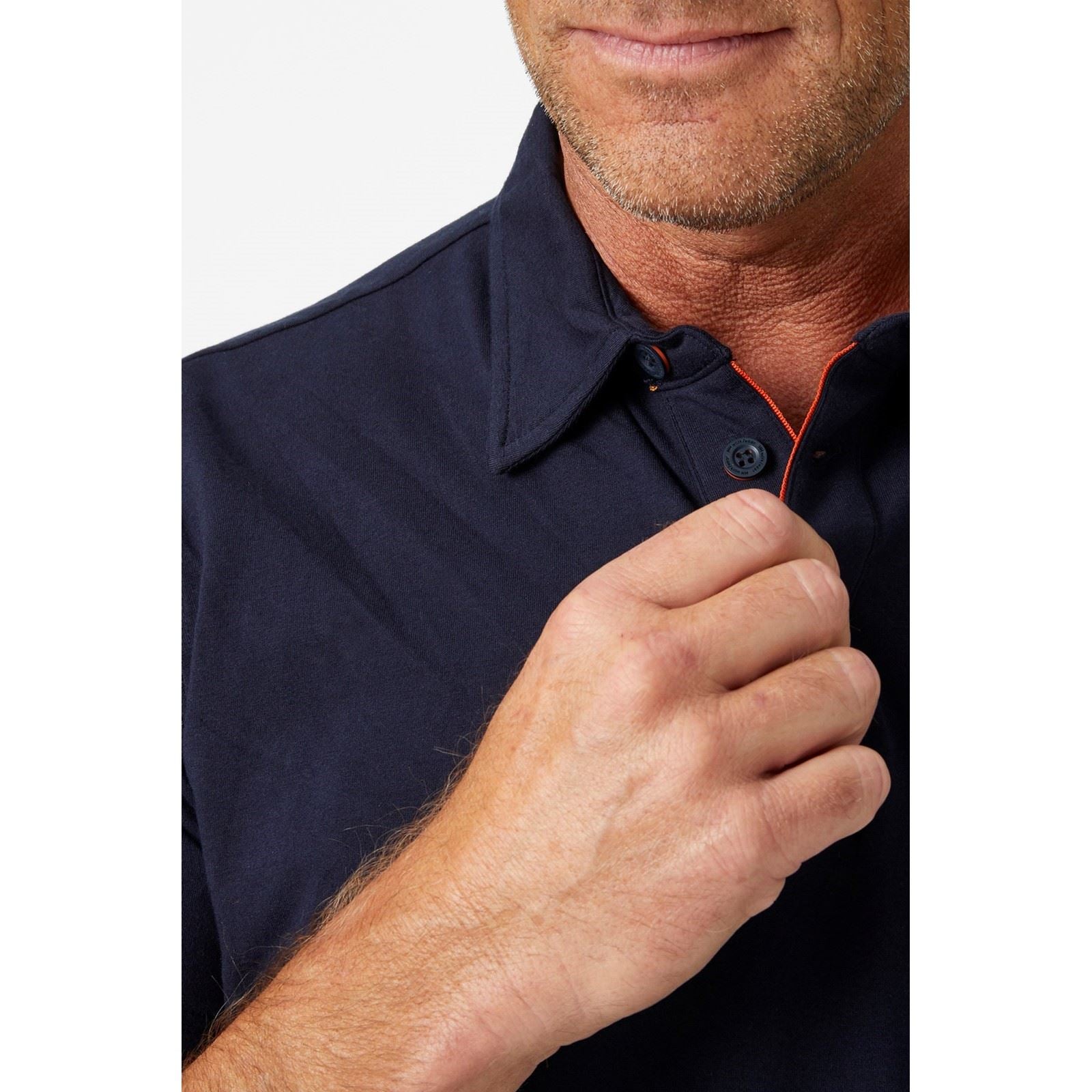 Helly Hansen Workwear Kensington T-Shirt Polo Bleu En Coton Pour Homme