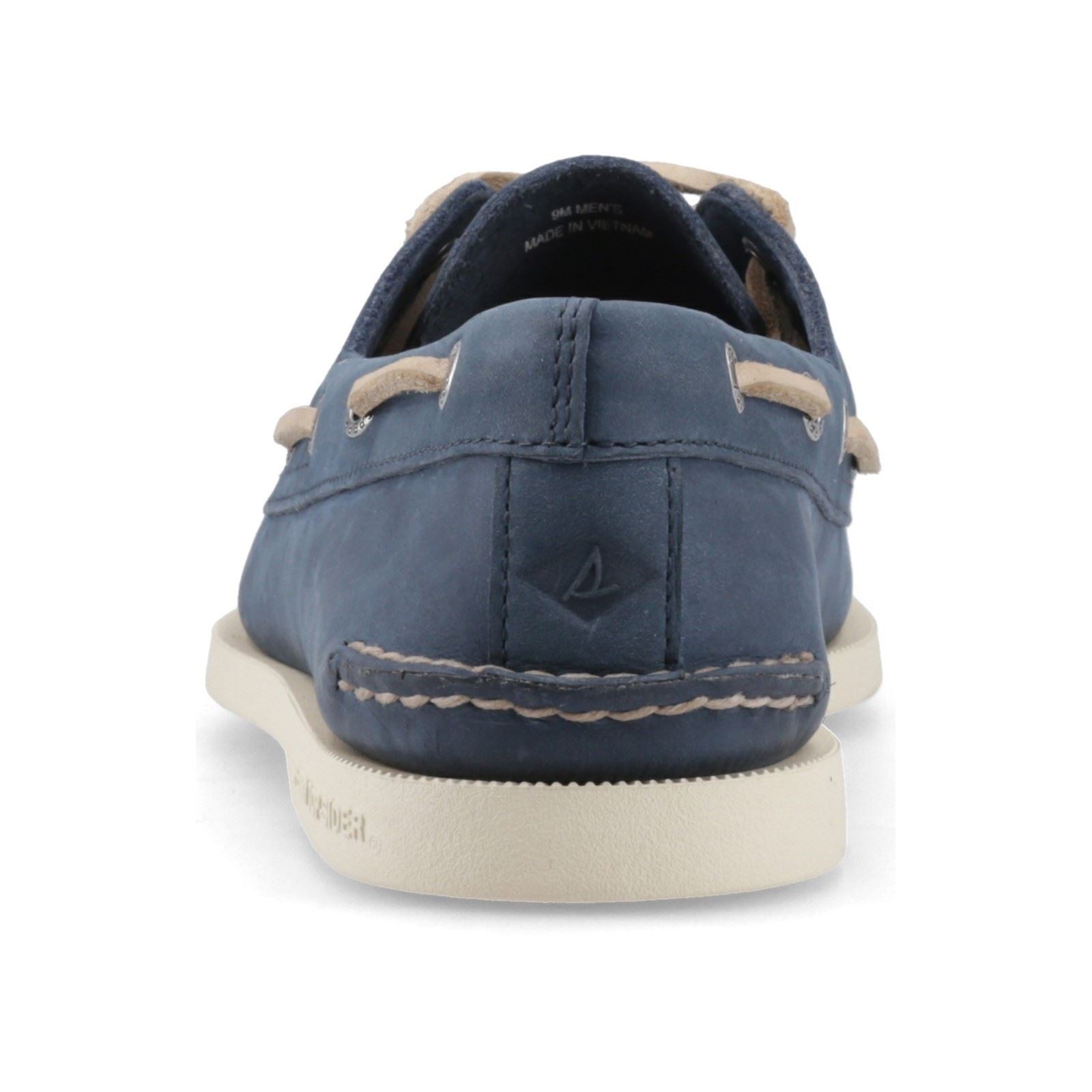 Sperry Authentic 2 Eye Boat Chaussures De Bateau Pour Hommes En Cuir Navy