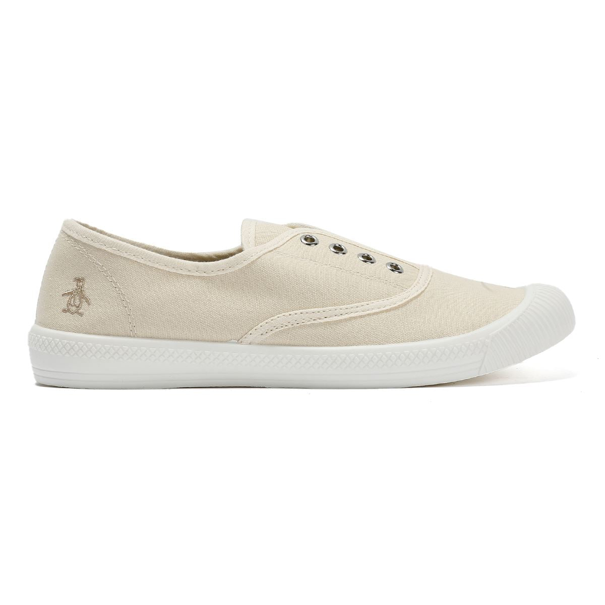 Penguin Anita Chaussures Blanches En Toile Pour Femmes