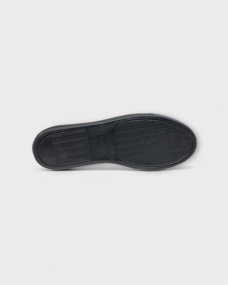 Ben Sherman Parka Bottes Noires En Cuir Pour Hommes