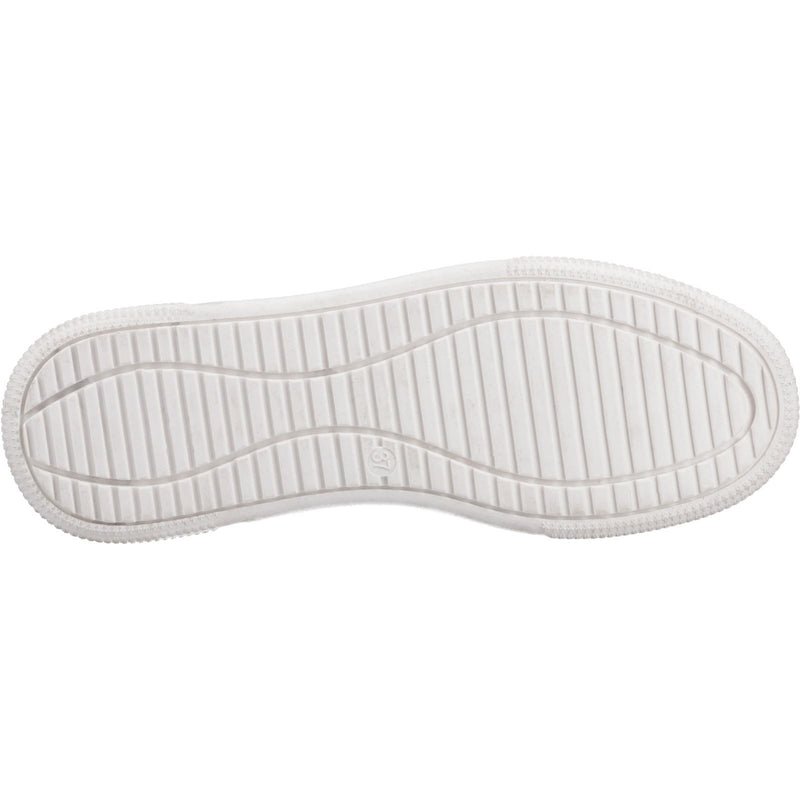 Hush Puppies Martha Chaussures De Sport En Cuir Pour Femmes Dorées