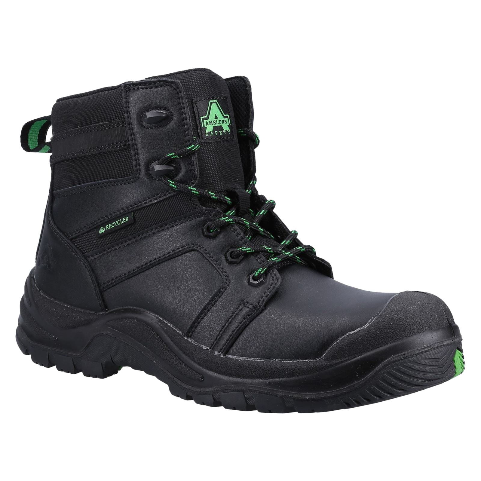 Amblers Safety  Bottes De Sécurité En Cuir Noir 502