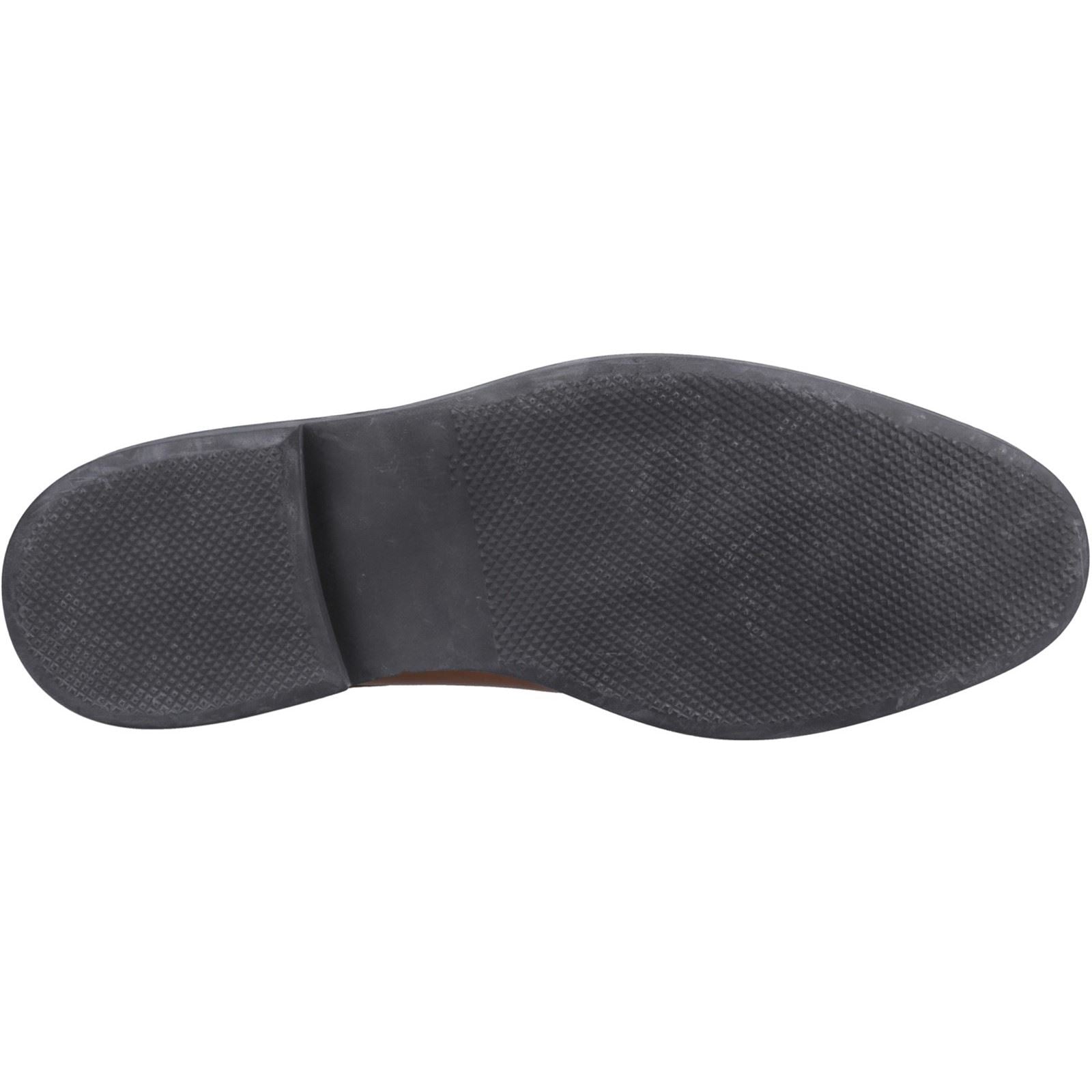 Hush Puppies Kane Chaussures Double Moine Pour Homme En Cuir Marron