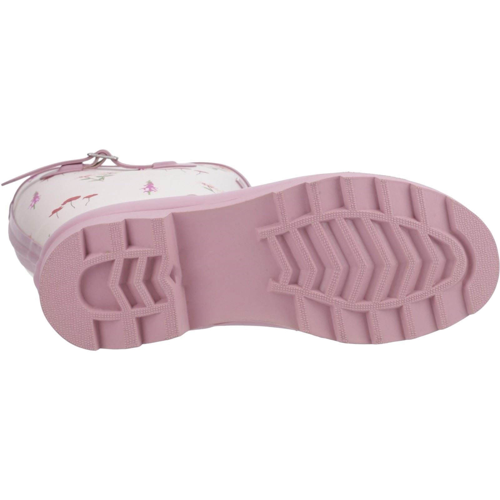 Cotswold Wildflower Tall Bottes En Caoutchouc Pour Femmes En Rose