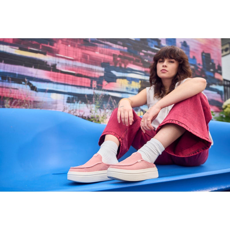 HEYDUDE Austin Lift Classic Mules À Fleurs Pour Femmes En Cuir