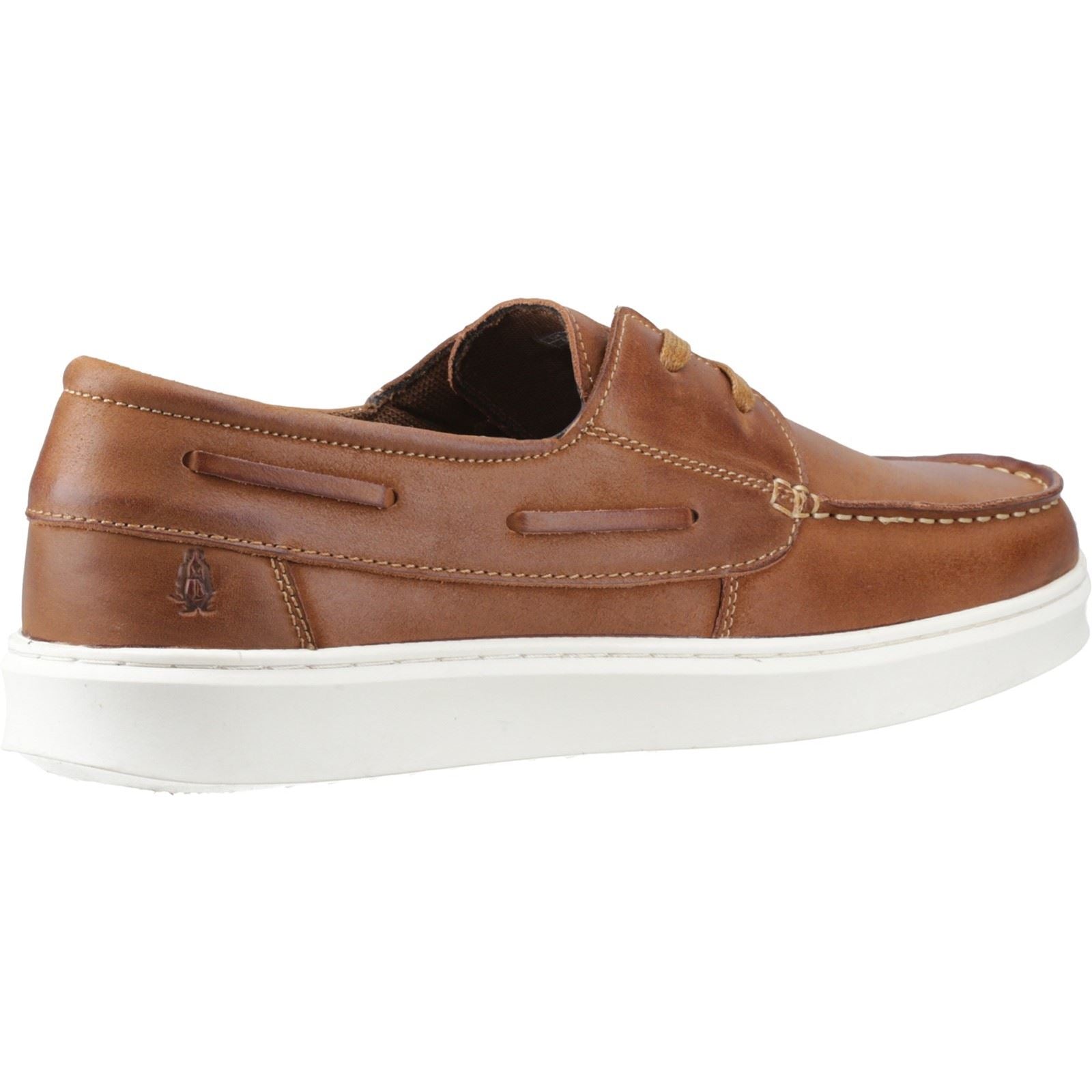 Hush Puppies Madden Boat Shoe Chaussures De Bateau En Cuir Pour Hommes Couleur Tan