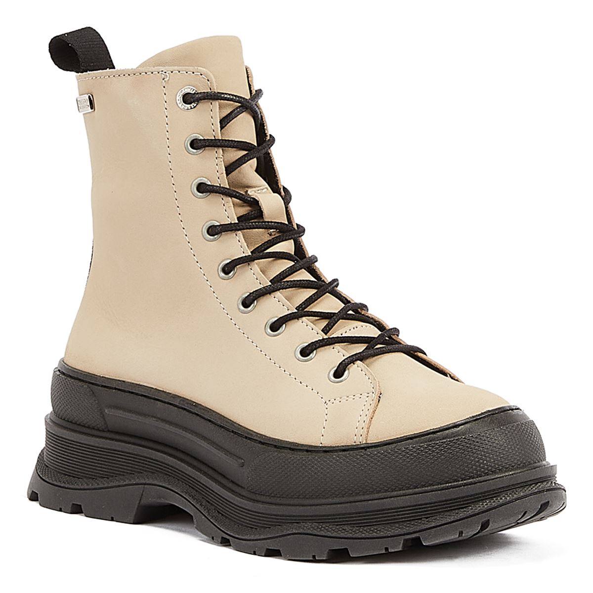 Barbour International Bottes Beige Pour Femmes Napier Jasmine