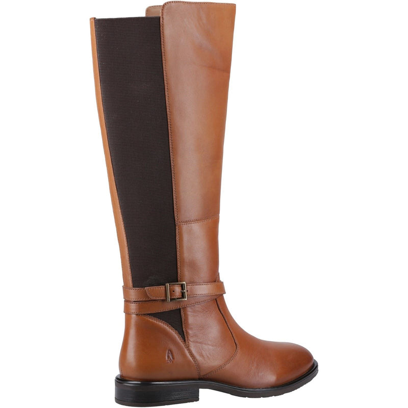 Hush Puppies Victoria Bottes En Cuir Pour Femmes Couleur Tan