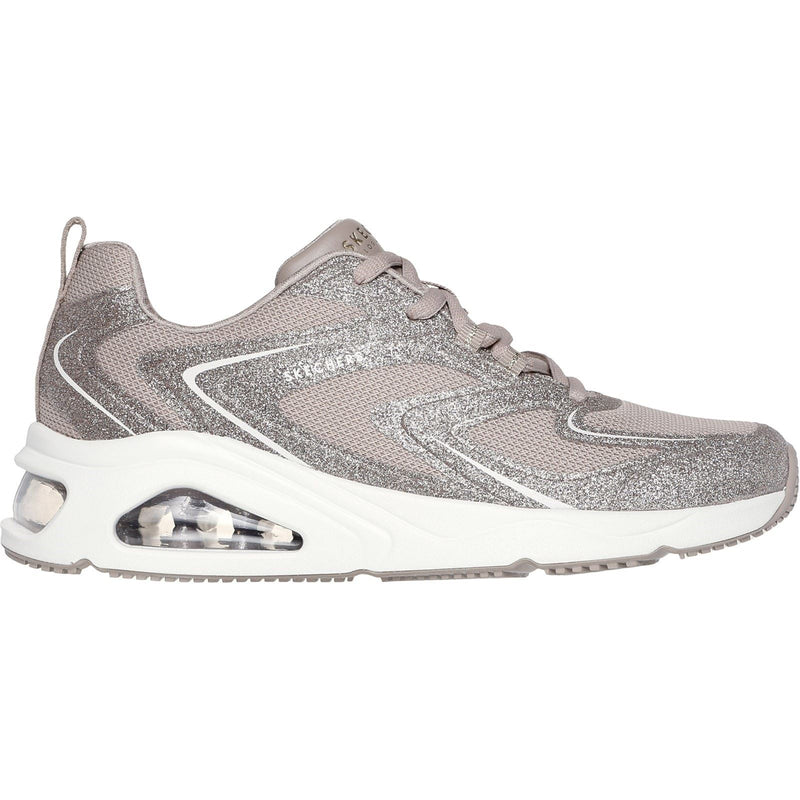 Skechers Tres-Air Uno Glit Airy Baskets Pour Femmes En Taupe