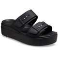 Crocs Brooklyn Crocs Brooklyn sandales noires pour femme en thermoplastique