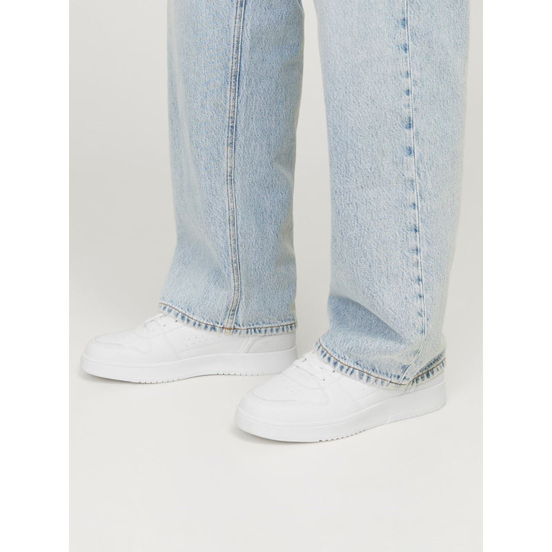 Jack & Jones Ealing Chaussures De Sport Pour Hommes En Polyuréthane Blanc Argenté