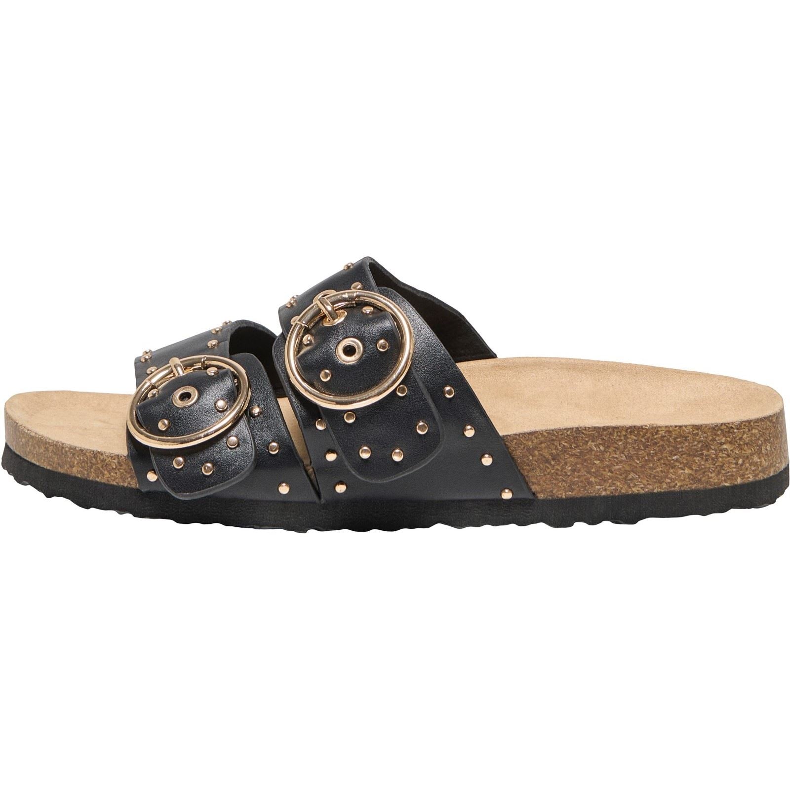 ONLY MAXI 15 Sandales Pour Femmes En Synthétique Noir