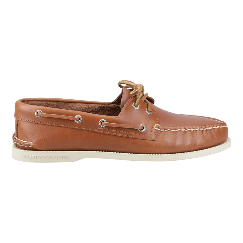 Sperry Authentic 2 Eye Chaussures Bateau En Cuir Pour Hommes Couleur Tan