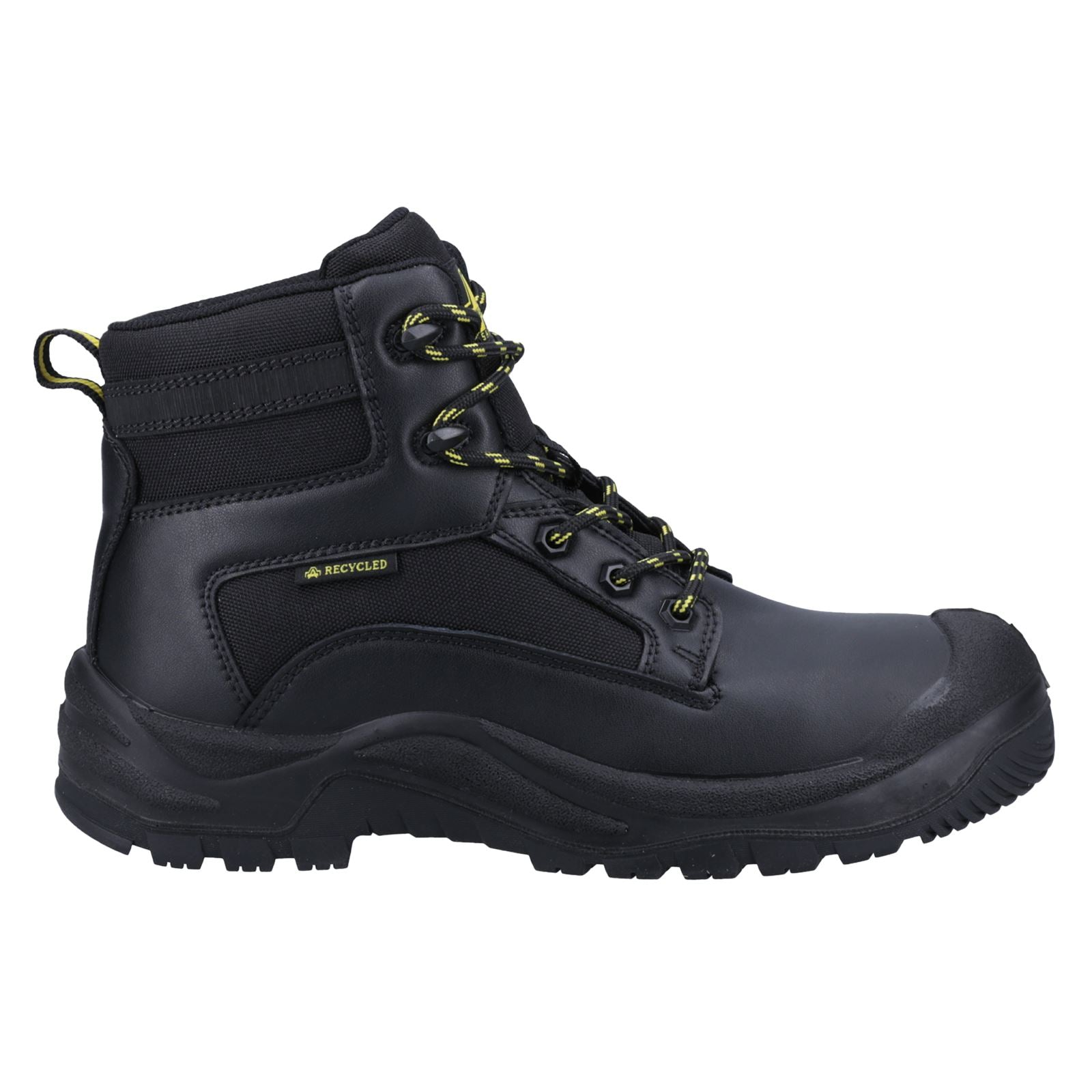 Amblers Safety  Bottes De Sécurité En Cuir Noir 501R S1P