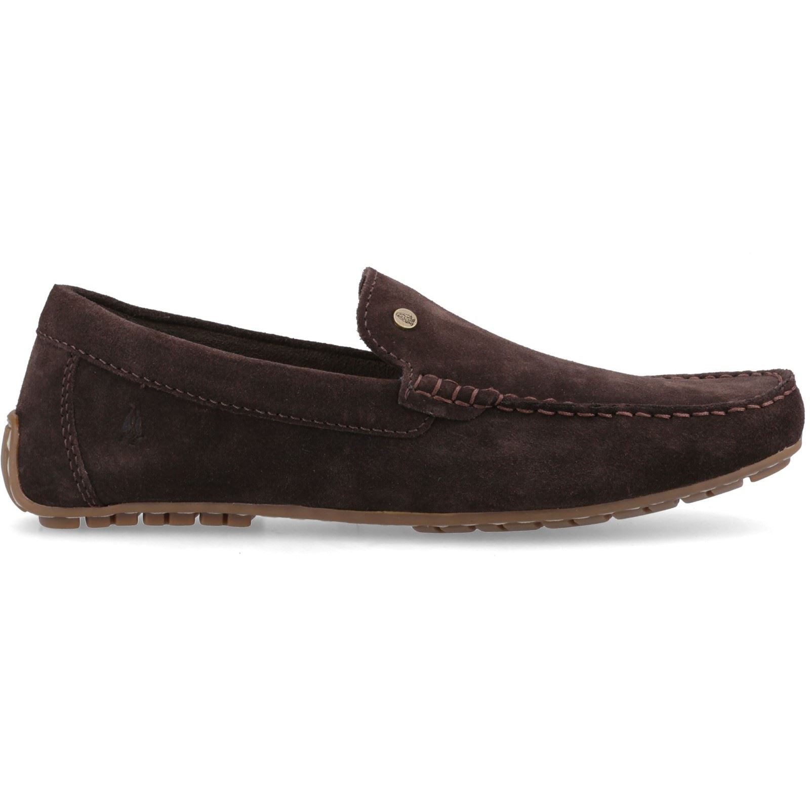 Hush Puppies Ralph Suede Mocassins En Cuir Marron Pour Hommes
