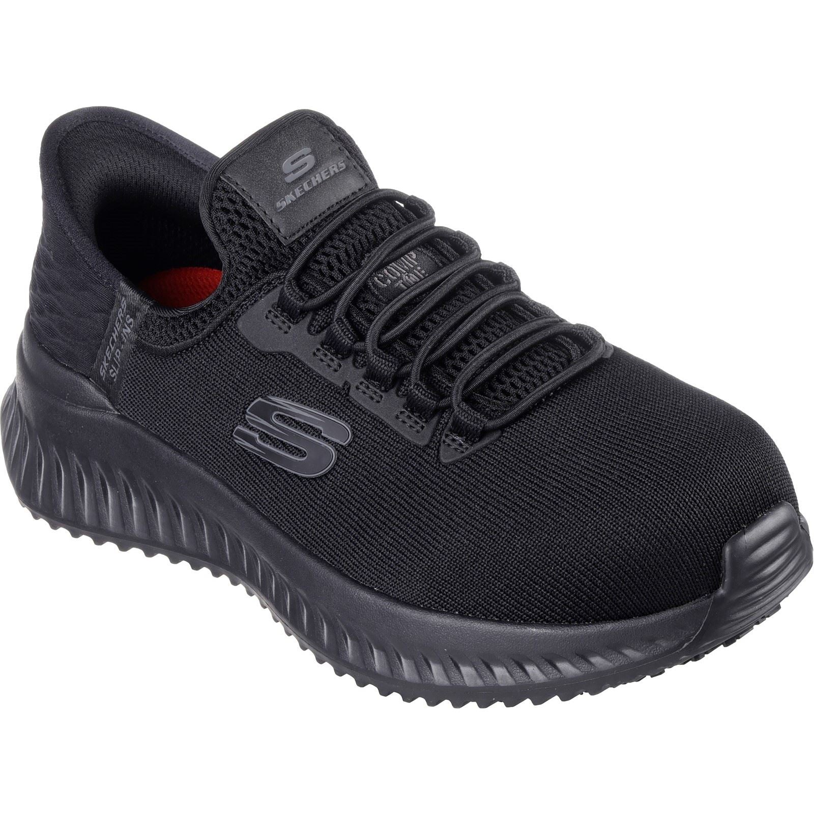 Skechers Workwear Tilido Ombray Basket De Sécurité Pour Femmes En Mesh Noires