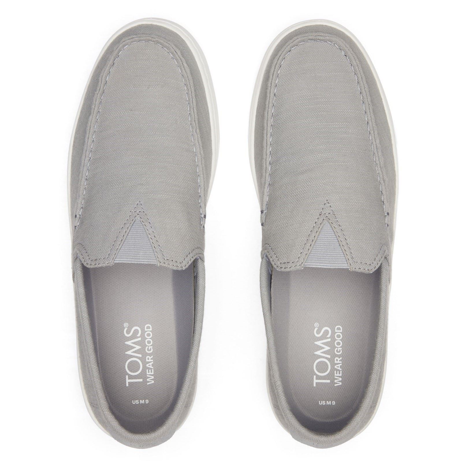 TOMS TRVL Lite Espadrilles Ultimes Grises Pour Hommes En Coton À Cent Pour Cent