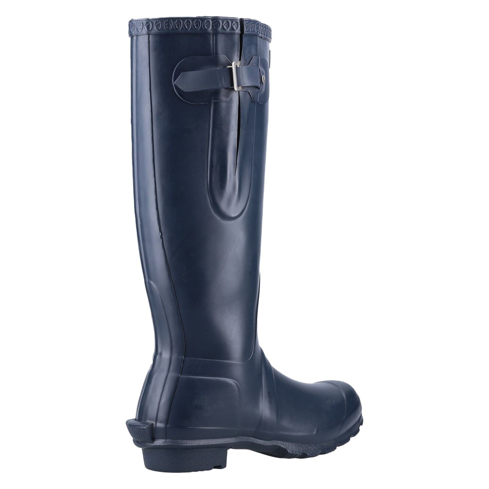 Cotswold Windsor Welly Bottes De Pluie Pour Femmes En Caoutchouc Bleu Marine