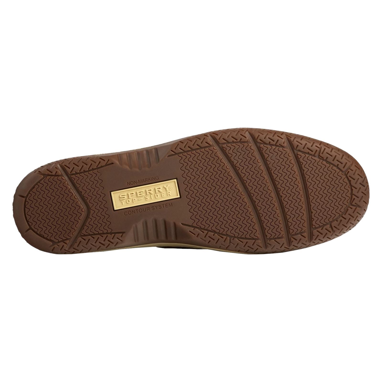 Sperry Billfish 3-Eye Chaussures Bateau En Cuir Pour Homme, Couleur Tan Foncé
