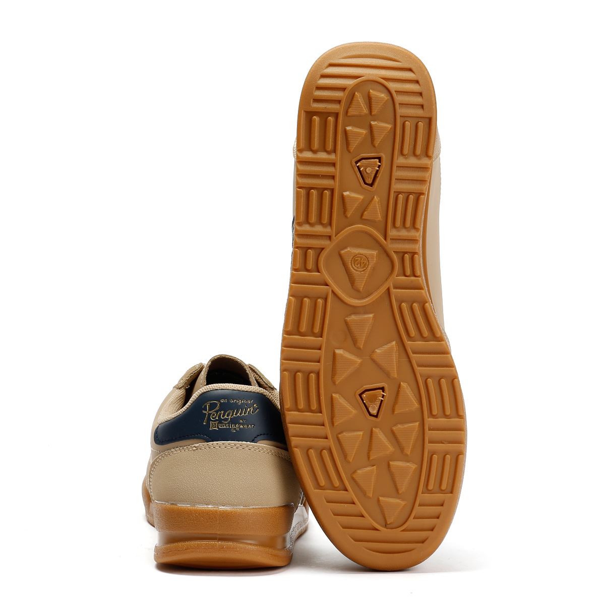 Penguin Gaz Baskets Beiges Pour Hommes