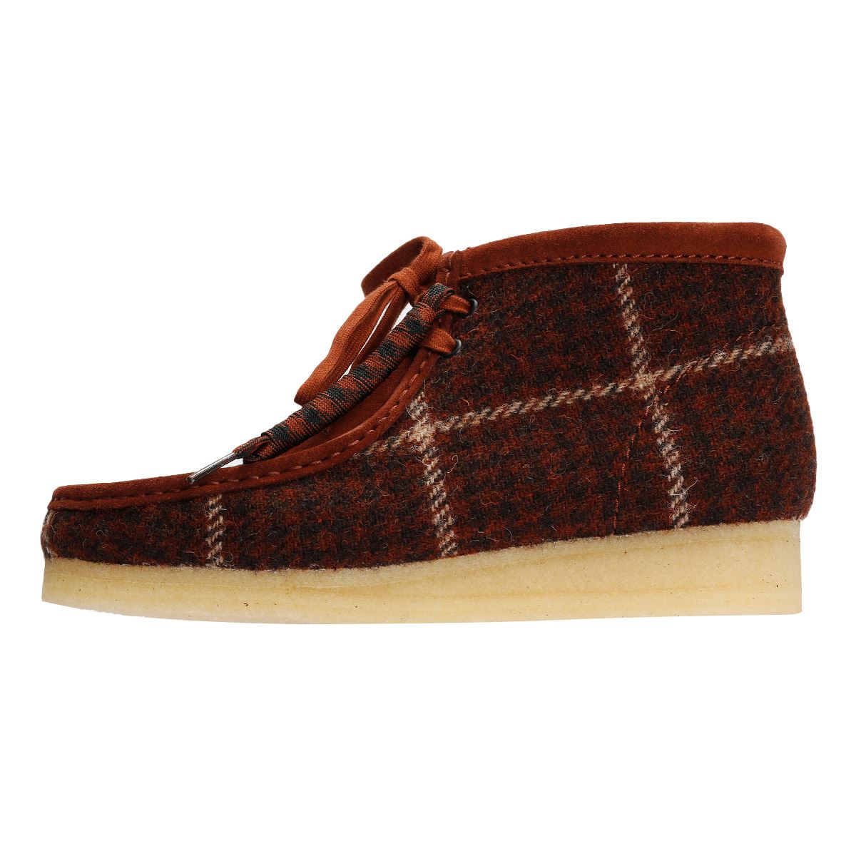 Clarks Originals Wallabee Chaussures Pour Homme Marron En Textile