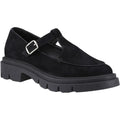 Hush Puppies Nella T-Bar Chaussures Noires Pour Femmes En Suède.