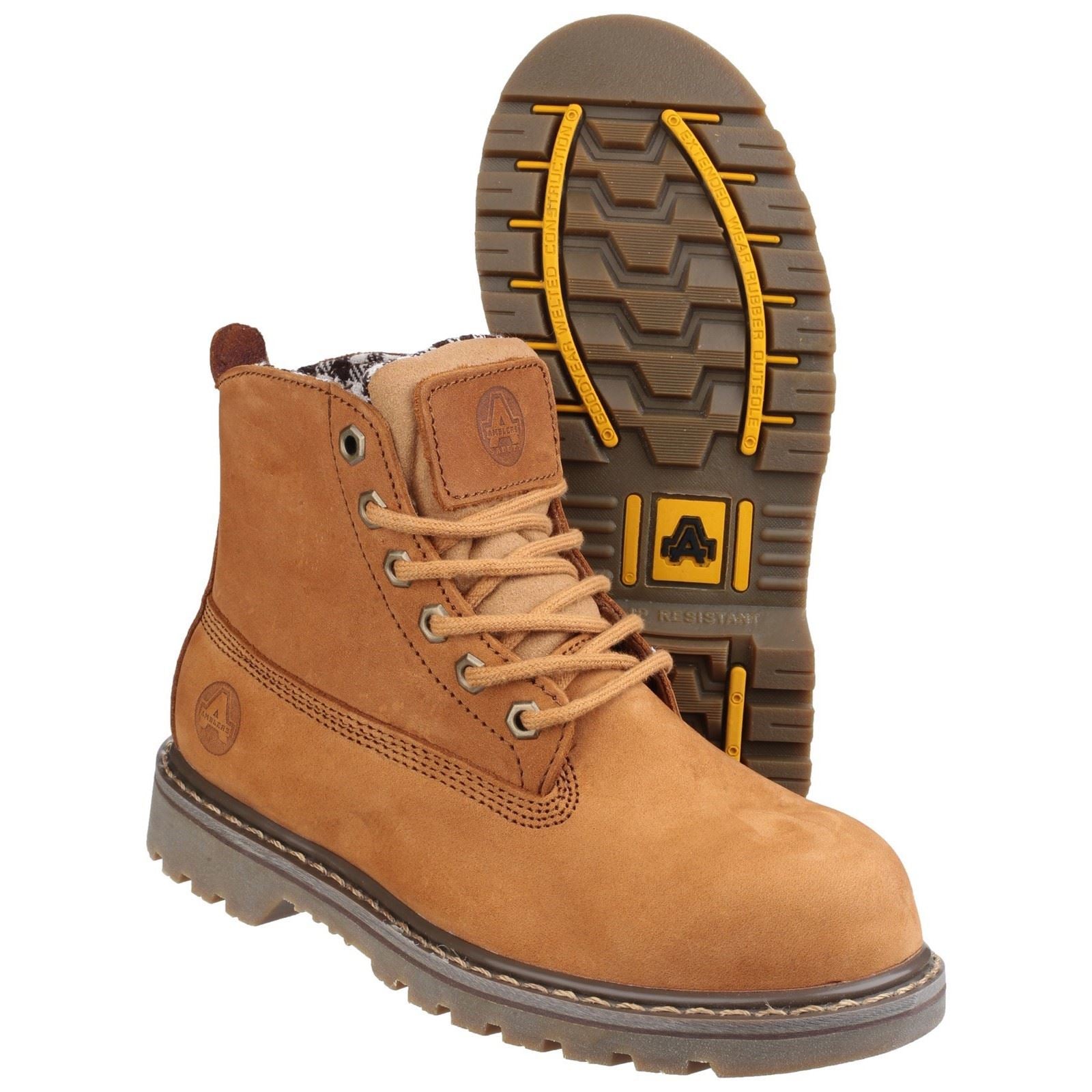 Amblers Safety  Bottes De Sécurité En Nubuck Pour Femmes Fs103 Tabac