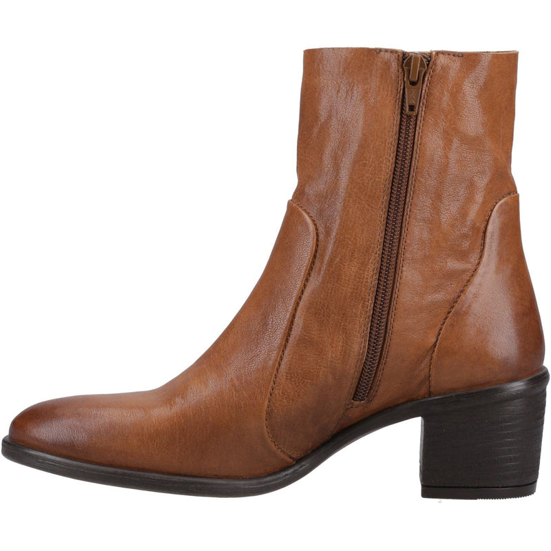 Hush Puppies Winona Bottes En Cuir Pour Femme Couleur Marron Clair