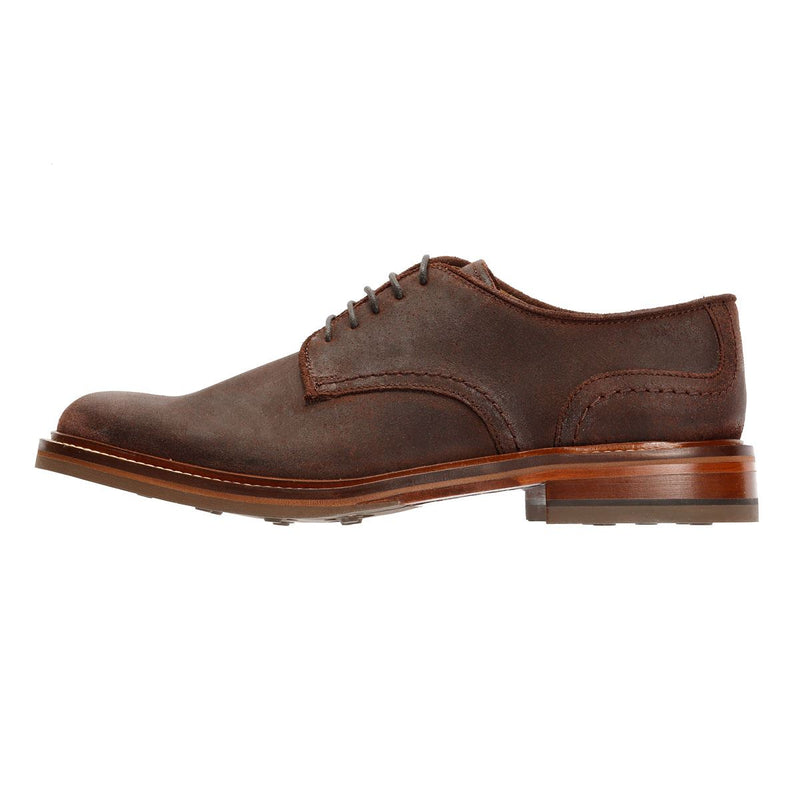 Chapman & Moore Plain Derby Country Chaussures En Cuir Pour Hommes Brunes À Lacets