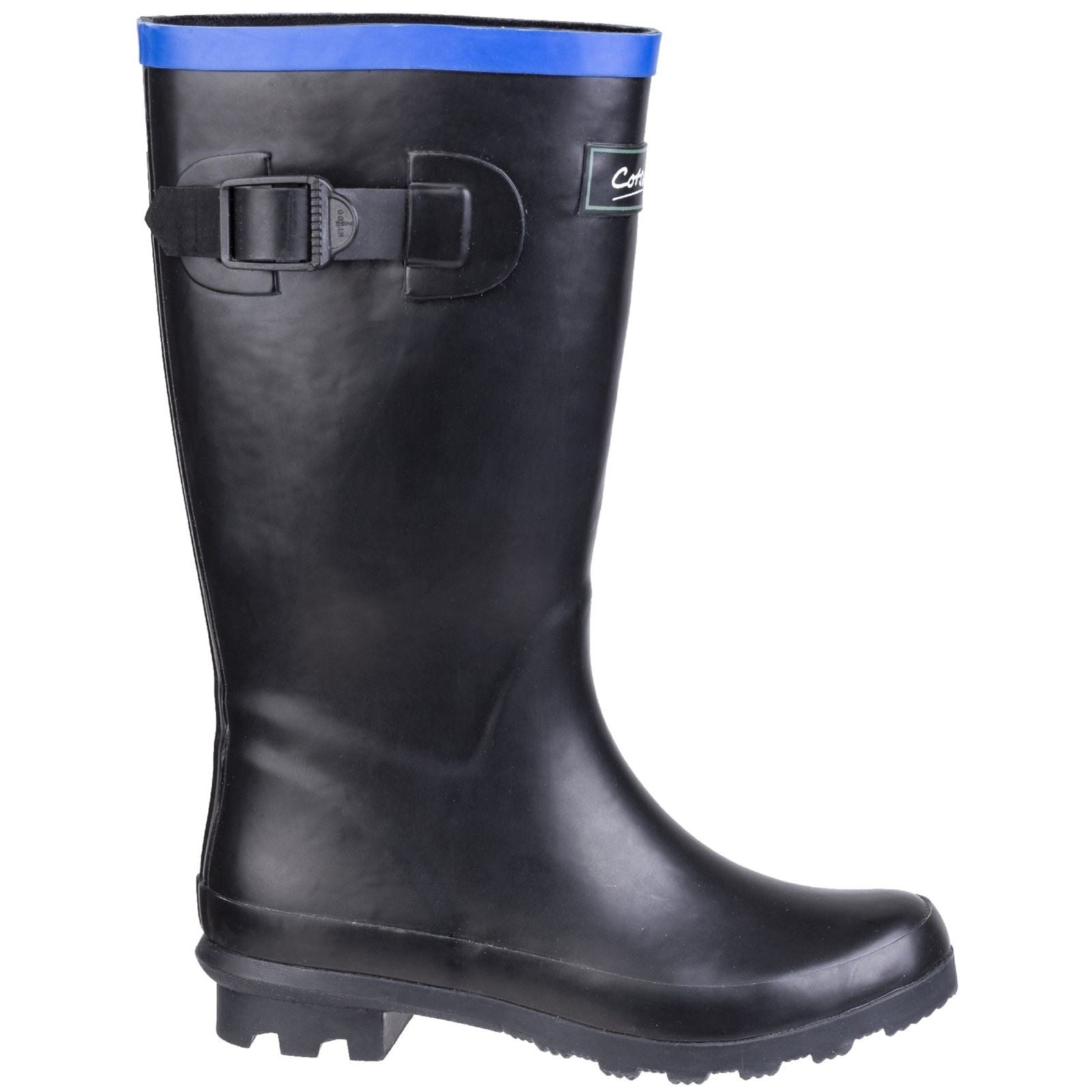 Cotswold Fairweather Bottes En Caoutchouc Mixte Enfant Noir/bleu