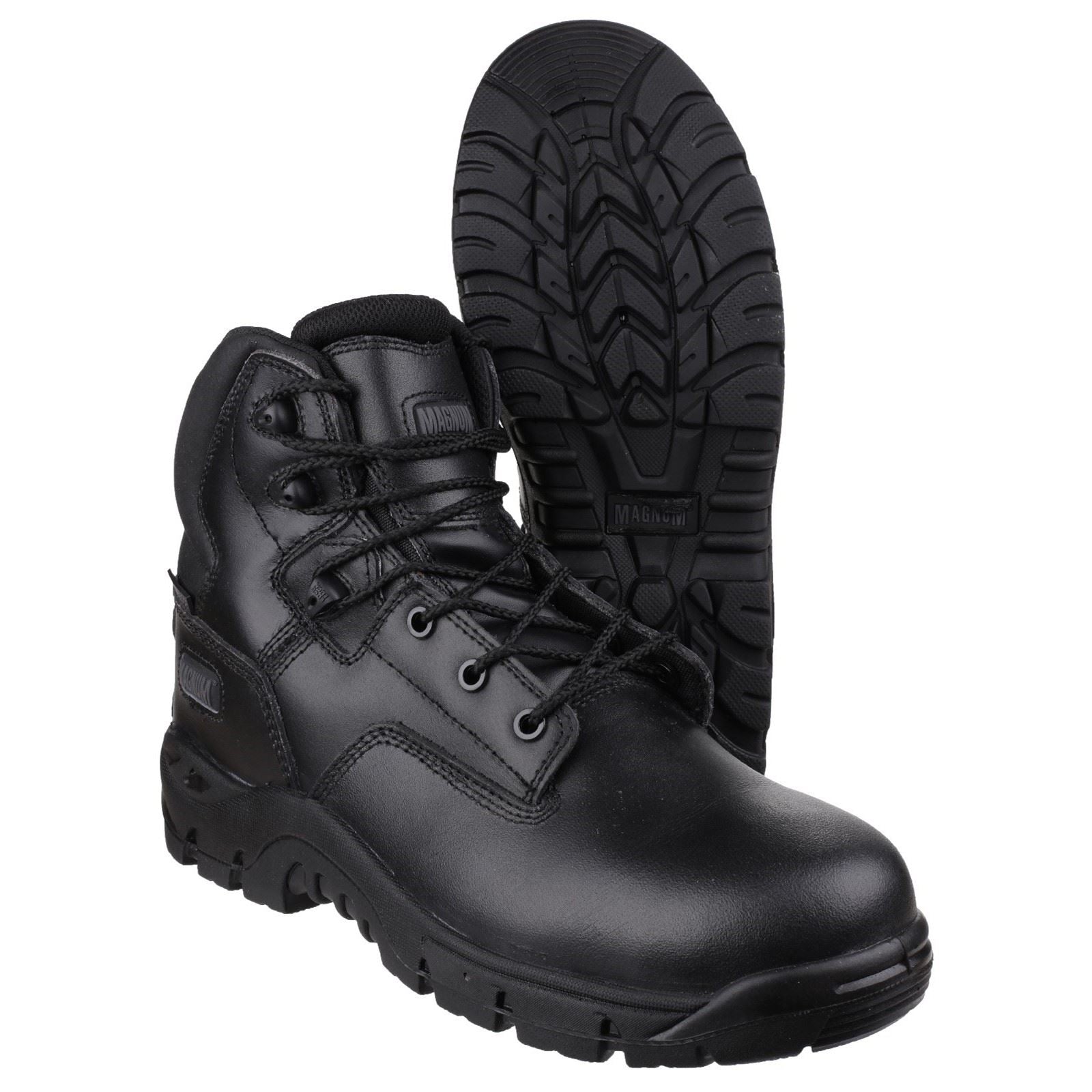Magnum  Bottes De Sécurité En Cuir Noir Precision Sitemaster